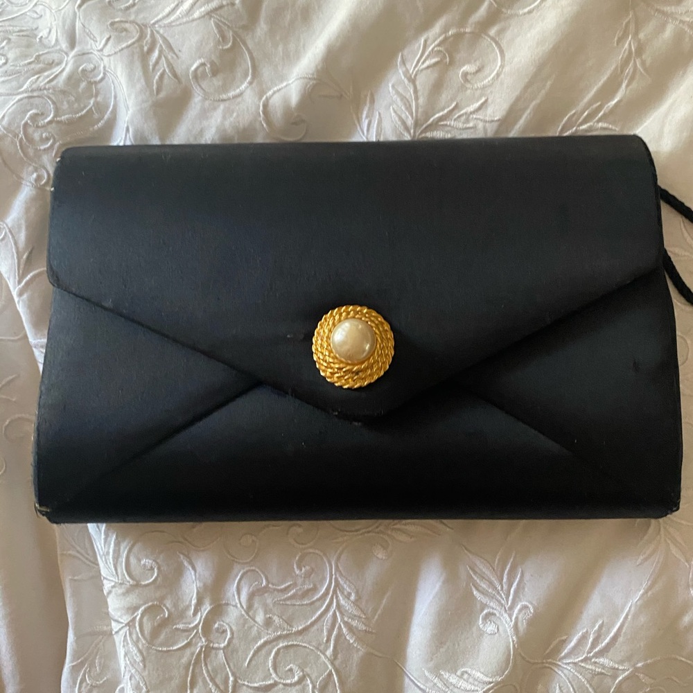 Vintage Black Clutch